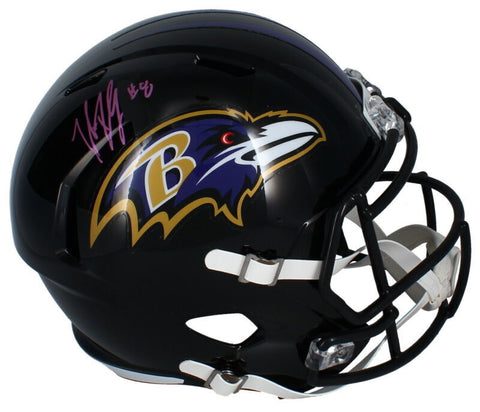 Trent Dilfer Autographed Baltimore Ravens Speed Full Size Helmet Beckett