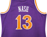 SUNS STEVE NASH AUTOGRAPHED PURPLE M&N 2005-06 JERSEY XL BECKETT 233680