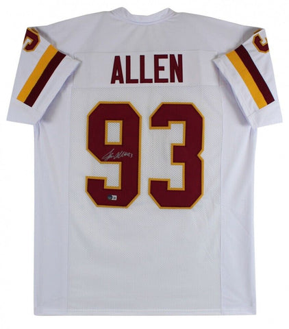 Jonathan Allen Signed Redskins Jersey (Beckett) 1st Rd Pick 2017 Draft DE/Bama