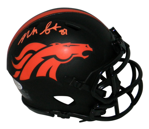 NOAH FANT AUTOGRAPHED DENVER BRONCOS ECLIPSE SPEED MINI HELMET BECKETT