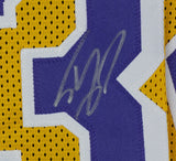 Shaquille O'Neal Signed Custom Yellow Pro Style Basketball Jersey BAS