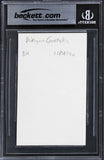 Kings Wayne Gretzky Authentic Signed 3x5 Index Card Autographed BAS Slabbed 2