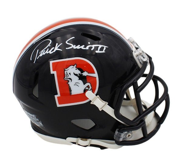 Patrick Surtain II Signed Denver Broncos Speed Color Rush NFL Mini Helmet