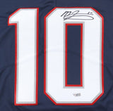 Mac Jones Signed New England Patriots Nike Jersey (Fanatics) 2021 1st Rnd Pck QB