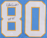 Kellen Winslow Signed Chargers Jersey Inscribed "HOF 95" (JSA COA) 5xPro Bowl TE