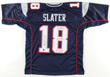 Matthew Slater Signed New England Patriots Jersey 3xInscribed (Beckett) Pats W.R