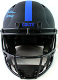 Marshall Faulk Signed Colts Authentic Eclipse F/S Helmet w/ HOF- Beckett W *Blue