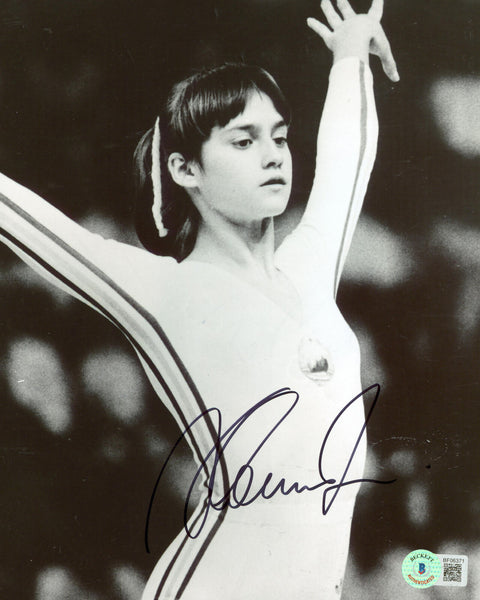 Nadia Comaneci Authentic Signed 8x10 Photo Autographed BAS #BF06371