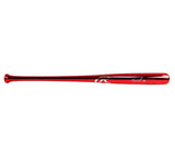 Marcell Ozuna Signed Atlanta Braves Rawlings Red Chrome MLB Bat