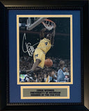 Chris Webber Autographed Michigan Fab 5 Five Signed 8x10 Framed Photo Fanatics