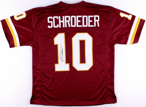 Jay Schroeder Signed Washington Redskins Jersey (JSA COA) Super Bowl XXII Champ