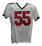 Derrick Brooks Autographed/Signed Pro Style White XL Jersey BAS 33192