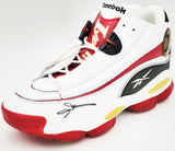 ALLEN IVERSON AUTOGRAPHED WHITE REEBOK THE ANSWER SHOE 76ERS 10 BECKETT 233340