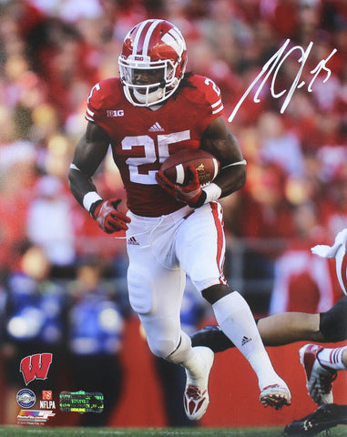 Melvin Gordon Signed Wisconsin Badgers Unframed 16x20 Photo