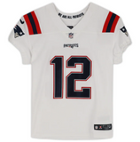 Tom Brady Autographed Patriots Nike Elite Color Rush White Jersey Fanatics