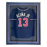 Ronald Acuna Jr Atlanta Signed Framed Navy Blue Baseball Jersey BAS ITP