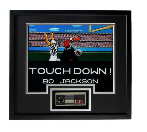 Bo Jackson Raiders Tecmo Bowl 8x10 Shadow Boxed Controller Framed 166671