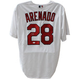 Nolan Arenado Signed St. Louis Cardinals White Majestic Jersey JSA 44647