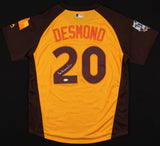 Ian Desmond Signed Majestic Authentic 2016 All-Star Game Jersey (JSA) Rockies OF