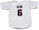 TONY OLIVA SIGNED AUTOGRAPHED MINNESOTA TWINS #6 WHITE JERSEY W/ HOF 2022