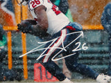 Lamar Miller Signed Houston Texans 8x10 Running In Snow Photo- JSA W Auth *Right