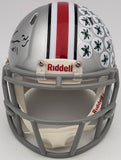 JAXON SMITH-NJIGBA AUTOGRAPHED OHIO STATE SILVER MINI HELMET BECKETT QR 203466