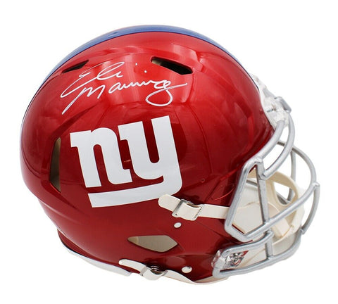 Eli Manning Signed New York Giants Speed Authentic Flash NFL Helmet