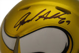 Jared Allen Autographed Minnesota Vikings Flash Mini Helmet Beckett 36271