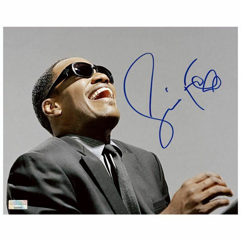 Jamie Foxx Autographed Ray Charles 8x10 Studio Photo