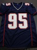 Tully Banta-Cain Signed New England Patriots Jersey (JSA COA) 2xSuper Bowl Champ