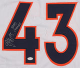 T.J.Ward Signed Denver Broncos Jersey (JSA) Super Bowl L Champion Defensive Back