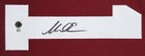 Texas A&M Mike Evans Signed Maroon Pro Style Framed Jersey BAS Witnessed 2