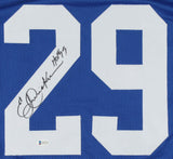 Marshall Faulk Signed Indianapolis Colts Jersey (Beckett Holo) NFL MVP 2000 / RB