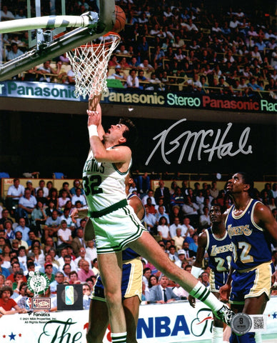 Kevin McHale Autographed Boston Celtics 8x10 Photo Beckett Witnessed #2