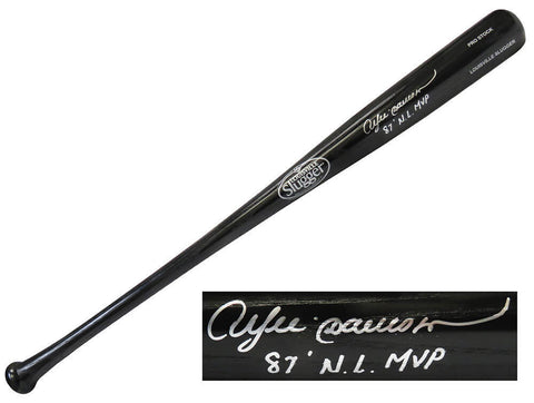 Andre Dawson CUBS Signed Louisville Slugger Black Baseball Bat w/87 NL MVP - SS