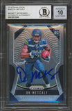 Seahawks DK Metcalf Signed 2019 Panini Prizm #343 Rookie Card Auto 10! BAS Slab