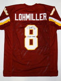 Chip Lohmiller Autographed Maroon Pro Style Jersey w/ SB Champs- JSA W Auth