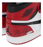 Michael Jordan Chicago Bulls Signed Nike Air Jordan 1 Retro High Sneaker UDA