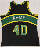 Supersonics Shawn Kemp Autographed 1994-95 M&N Black Jersey Size XXL MCS 93469