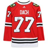 KIRBY DACH Autographed Chicago Blackhawks Authentic Adidas Red Jersey FANATICS