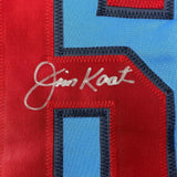 Autographed/Signed Jim Kaat Minnesota Light Blue Baseball Jersey Beckett BAS COA