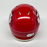 Leo Chanel Autographed Signed Kansas City Chiefs Mini Helmet Beckett