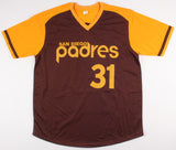 Dave Winfield Signed San Diego Padres Jersey (JSA COA) 12xAll Star Outfielder DH