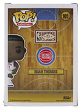 Pistons Isiah Thomas Authentic Signed HWC #101 Funko Pop Vinyl Figure PSA Itp