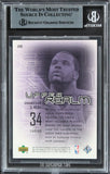 Lakers Shaquille O'Neal Signed 2000 UD Encore Upper Realm #UR1 Card BAS Slab