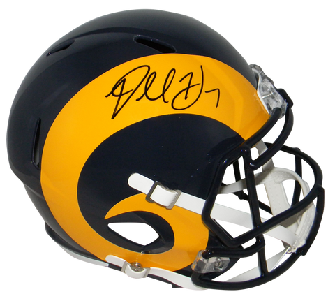 DARRELL HENDERSON JR SIGNED LOS ANGELES RAMS FULL SIZE SPEED HELMET BECKETT