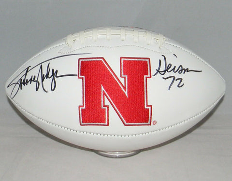 JOHNNY RODGERS AUTOGRAPHED SIGNED NEBRASKA CORNHUSKERS FOOTBALL W/ HEISMAN 72