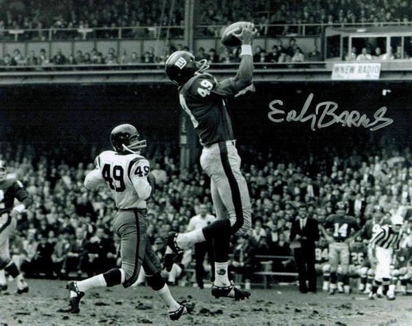 Erich Barnes Autographed/Signed New York Giants 8x10 Photo 10422