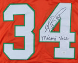 Ricky Williams Signed Miami Dolphins Jersey Inscribed "Miami Vice" (JSA COA)