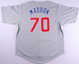 Joe Maddon Signed Cubs Jersey (Schwartz COA) 2016 World Champion Chicago Manager